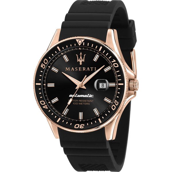 Maserati Sfida Silicona Negra/Goma AutomáTico MecáNico Para Hombre R8821140001 Negro-image
