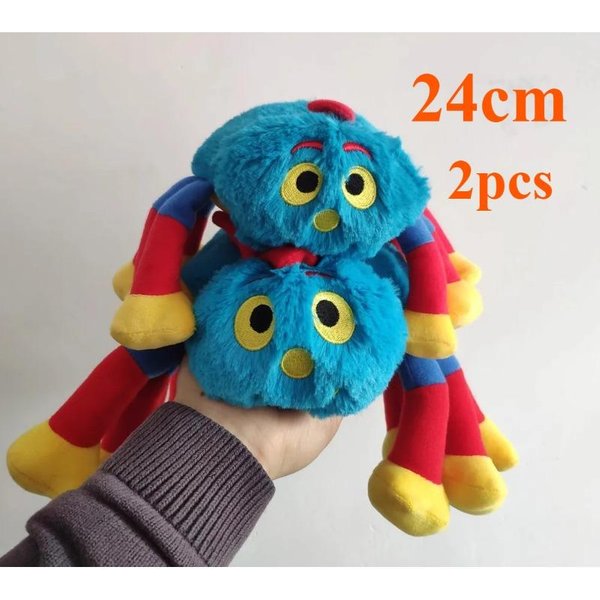 Kawaii 24/40Cm Peluche Lanudo Y Tig MuñEco ArañA Suave Juguetes Juguetes De Peluche Lanudos DecoracióN Del Hogar Regalos De CumpleañOs Navidad NiñOs NiñAs-image