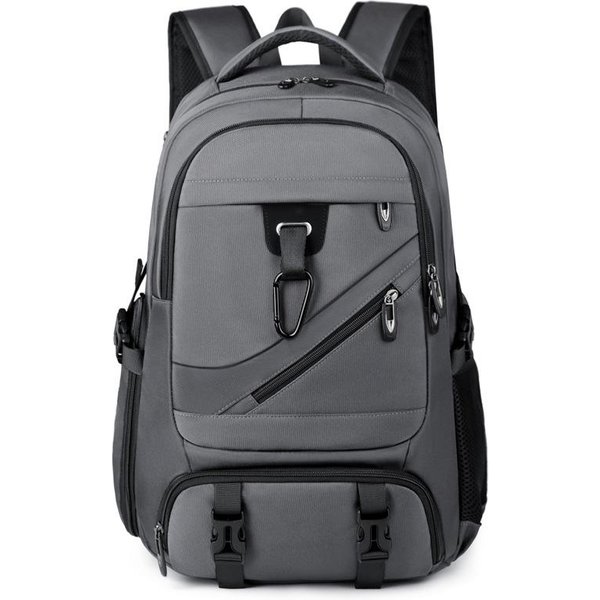 Mochila De ExpansióN Multifuncional Para Hombre, Mochila De Viaje Para Exteriores Con Compartimento Independiente Para Zapatos, Mochila De Equipaje Para Hombre-image