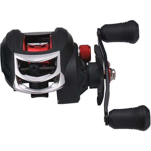 Carrete De Pesca Baitcast Ligero De Alta Velocidad 7,1:1 Con RelacióN De Engranaje 17+1 Rodamientos De Bolas Baitcasting Left Hand-image
