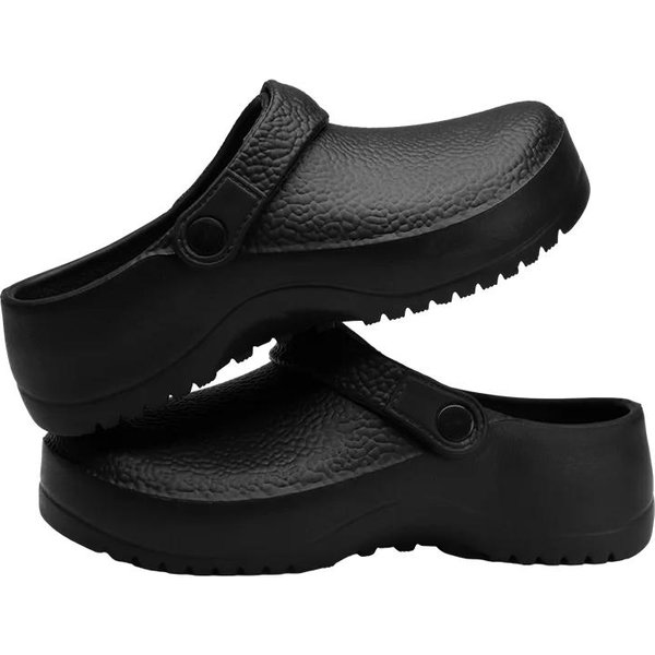 MęSkie Buty Szefa MęSkie Klapki Ogrodowe ZewnęTrzne Codzienne Kapcie SandałY Wodoodporne Buty Robocze Damskie Buty Ogrodowe AntypośLizgowe Buty Kuchenne 43 Black-image