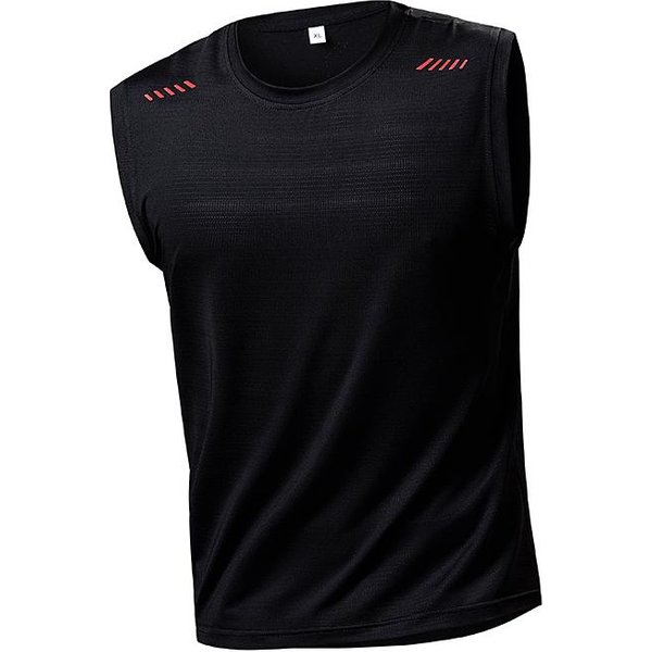 MęSka Letnia Codzienna LuźNa Koszulka Z KróTkim RęKawem OddychająCa Koszulka 5XL Black-image