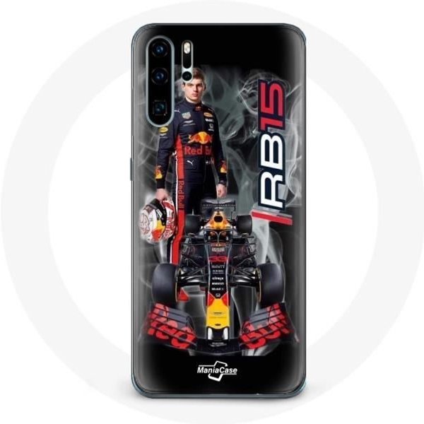 Funda - Maniacase - Samsung Galaxy P30 Pro - FóRmula 1 Max Verstappen - Flexible - Negra Negro-image