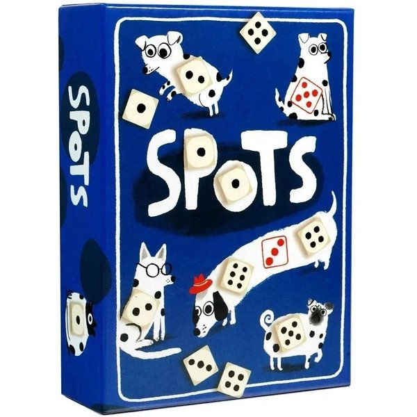 Spots Juego Dados Rodantes Juego De Mesa Cartas En IngléS Juegos Interactivos Familiares Azul-image
