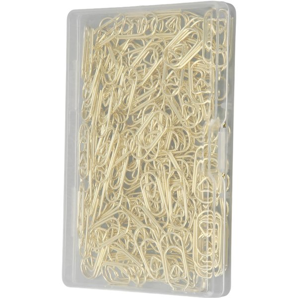 150 Szt. Urocze Spinacze Do Papieru W KształCie Serca, Wykwintnie Galwanizowane, AntypośLizgowe, Fantazyjne Spinacze Do Papieru Dla ZłOcisty-image