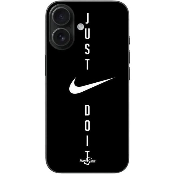 Funda - Nike - Iphone 16 - Flexible - Negra - Just Do It Negro-image