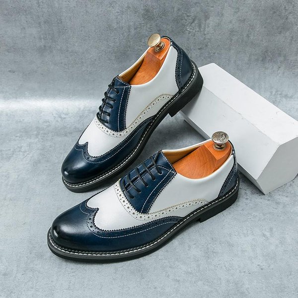 Zapatos De Vestir CláSicos Para Hombre Zapatos Con Cordones Para Hombre Punta Fina Casual De Negocios CóModos Zapatos Formales Para Hombre Para Boda Tallas Grandes 42 Black-image