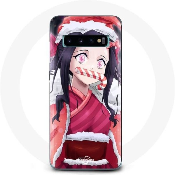Coque Pour Samsung Galaxy S10 Edge Anime Demon Slayer Kamado Nezuko Le Jour De NoëL 2023-image