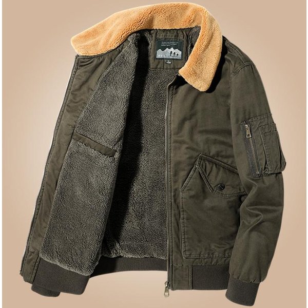 Chaquetas De Trabajo Lavadas De AlgodóN Y Terciopelo Para Hombre, OtoñO E Invierno, Nuevas Chaquetas De Sherpa Para Hombre. 5XL Gray-image