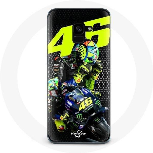 Funda Para Samsung Galaxy A8 Plus Valentino Rossi Motogp 46 Piloto De Velocidad-image