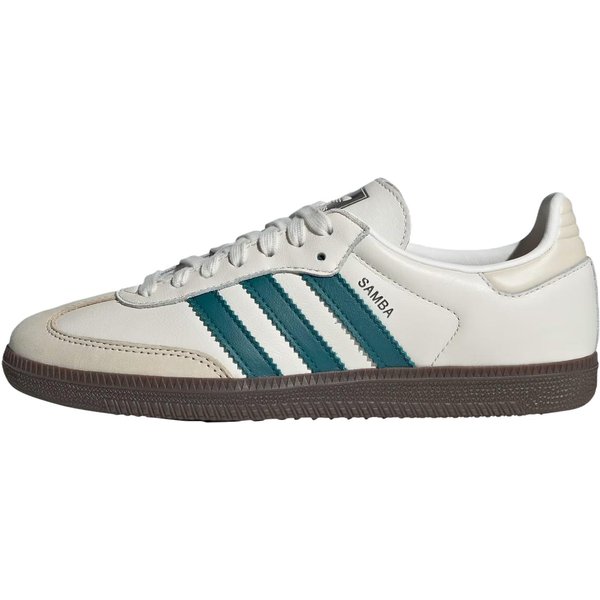 Adidas Samba OG Blanco Legado Turquesa Zapatillas Mujer Crema Blanco Nube Blanco Maravilla IG1963 38-image