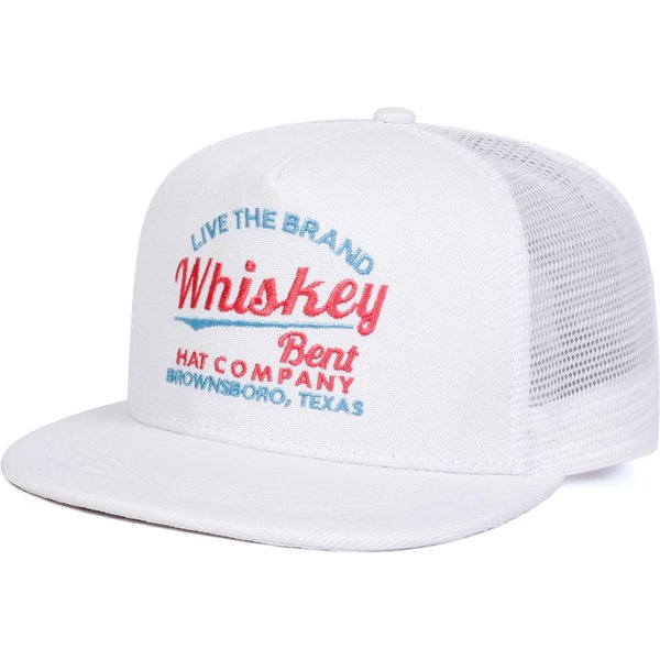 Unisex Kapelusze Siatkowe Hip-Hopowe Z Haftem Whiskey Bent Wiosna Lato Outdoor Regulowane Codzienne Czapki Baseballowe Ochrona Przeciw SłOńCu Czapka-image