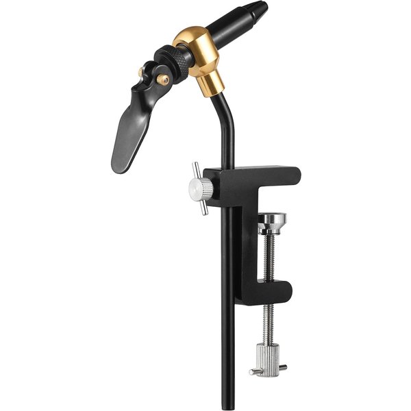 Tornillo De Banco Para Atado De Moscas Herramienta Para Atado De Moscas DIY FabricacióN De SeñUelos Herramienta Para Teasers Accesorio De Pesca Negro-image