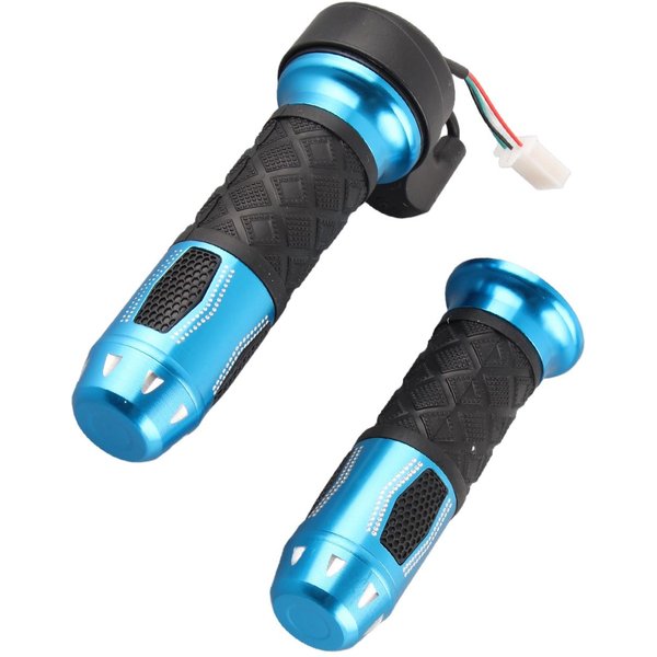1 Par De Acelerador Para Bicicleta EléCtrica EmpuñAduras Universales Para Manillar De Acelerador Para Bicicletas EléCtricas Black-image