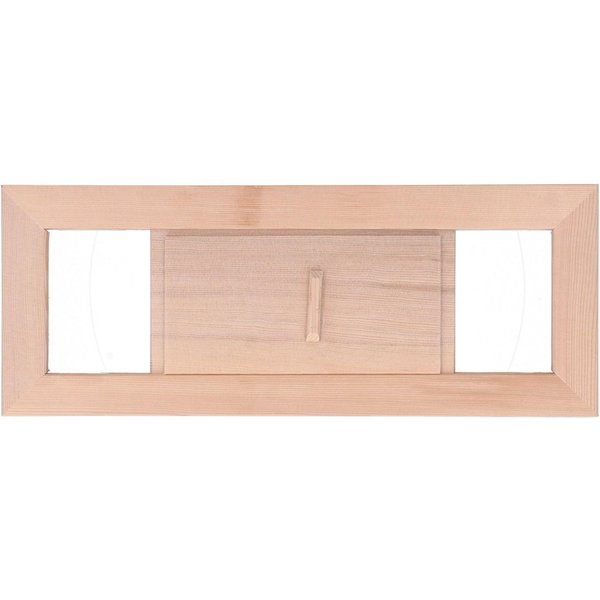 Rejilla De VentilacióN De Sauna De Madera Ajustable Panel De VentilacióN Accesorio Para Sala De Vapor-image