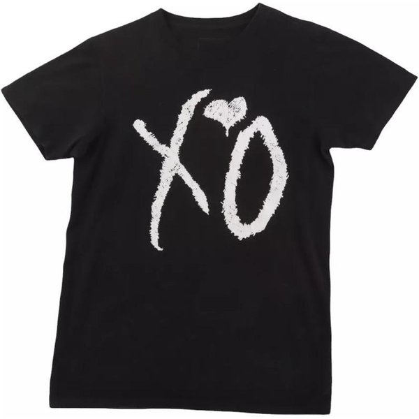 The Weeknd XO Podstawowe Logo Nadrukowany Czarny T-Shirt PełNy Rozmiar S-5XL Unisex T-Shirt XXL White-image