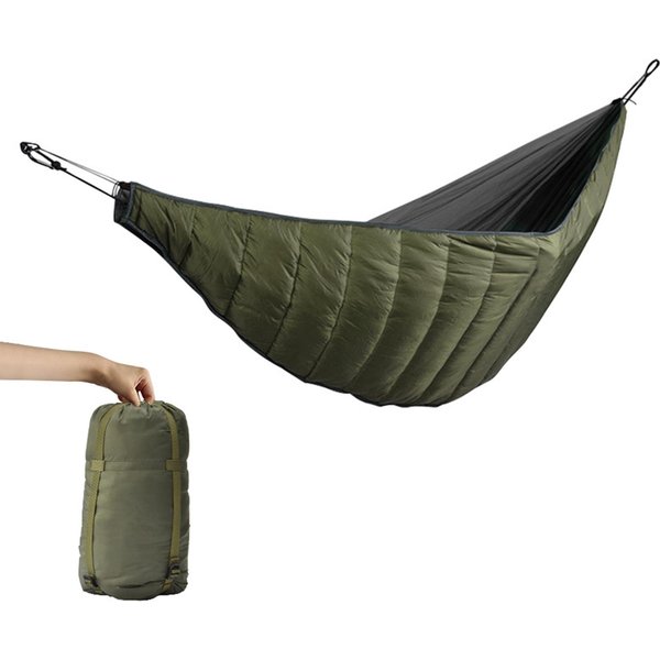 Colcha Para Hamaca Para Acampar, Senderismo, Mochilero, Viajes, Patio Trasero Verde Del EjéRcito-image