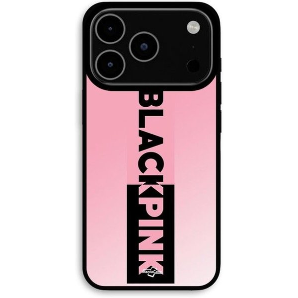 Funda Para Iphone 17 Pro Max Logo Blackpink Rosa Y Negro Maniacase-image