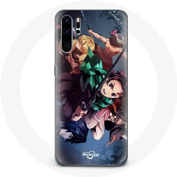 Coque Pour Huawei P30 Pro Tanjiro Nezuko Et Inosuke Slayer Kimetsu No Yaiba Manga-image