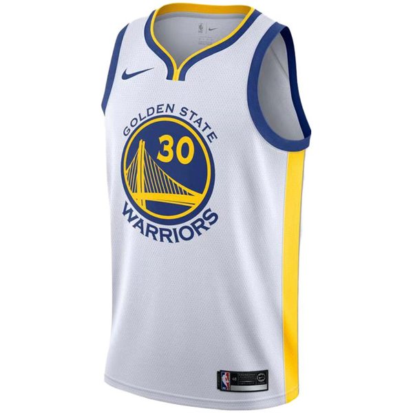 Camiseta Nike X NBA Golden State Warriors Stephen Curry 864417-100 M White-image