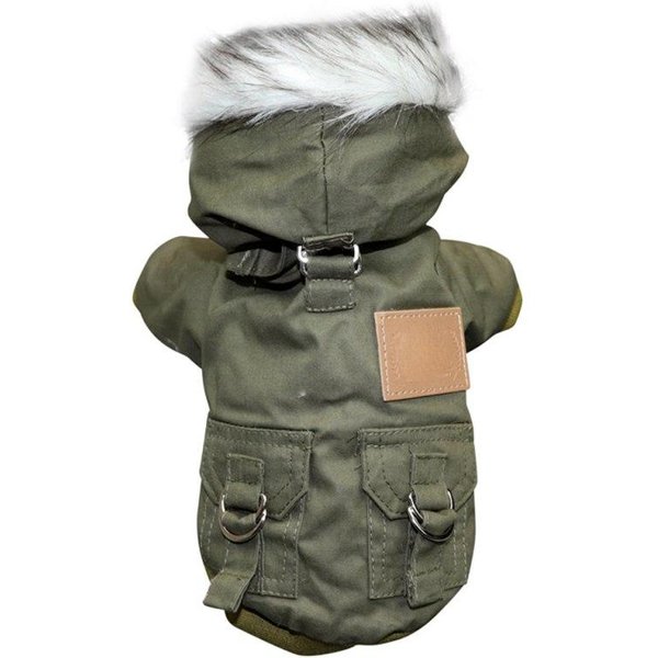 Sudaderas Con Capucha Para Perros De Invierno, Chaqueta CáLida Para Cachorros, Ropa Para Perros PequeñOs Y Medianos, Sudadera Con Capucha Yorkies, Ropa Para Mascotas XL Gray-image
