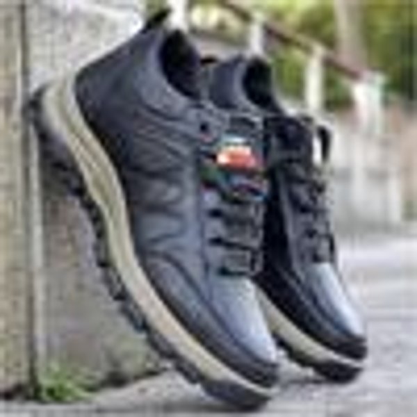 Wszechstronne MęSkie SkóRzane Buty Codzienne I Trekkingowe - MięKka Podeszwa, Modne, Nowy Design 41-image