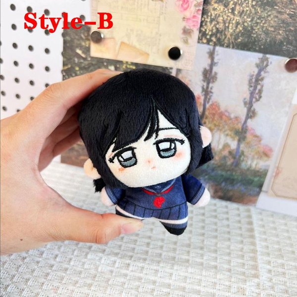 10 Cm Pluszowy Uroczy Cosplay Anime Cicha Gra Horroru Postać Hill F Hinako Shimi Pluszowe Zabawki Breloczek Pluszak Lalka Zawieszka Do Torebki About 10Cm Black-image