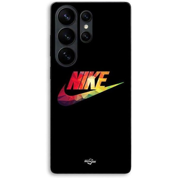 Coque De TéLéPhone - Maniacase - Samsung Galaxy S26 Ultra - Silicone Tpu - Noir - Nike Logo Coloré-image