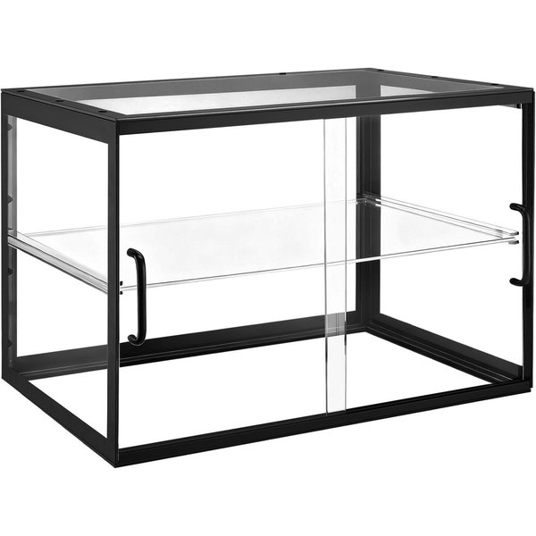 Vitrina De PanaderíA, Vitrina De PasteleríA Comercial De 2 Niveles Para Mostrador, Caja De Pan De AcríLico Transparente Para Cocina, Armario Para Pasteles De Fiesta Con Puerta Deslizante Para-image