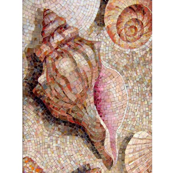 Pintura De Diamantes 5D Taladro Completo Mosaico De Concha Bordado De Diamantes Paisaje Pintura De Cristal 20X30CM-image