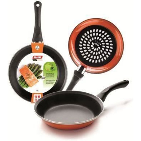 SartéN - Ibili - Naranja Nuevo - 26 Cm - Acero Esmaltado - Antiadherente - Compatible Con InduccióN Naranja-image