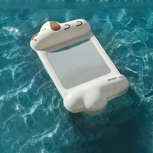 Hamaca De Agua Inflable Balsa Flotante Balsa Flotante Para Adultos Cama Flotante Para Nadar Tumbona Flotante Duradera Para Piscina 09-image