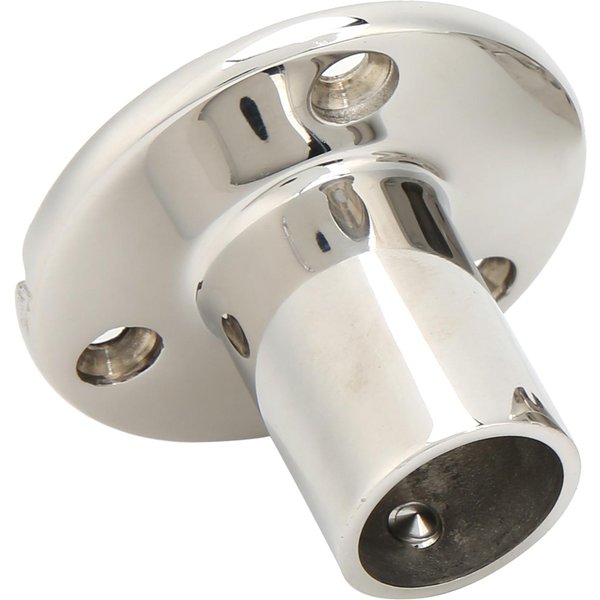 MJS013 Base Redonda De 90 Grados Acero Inoxidable Barco Accesorios Pasamanos Barco Base Redonda 22MM Gray-image