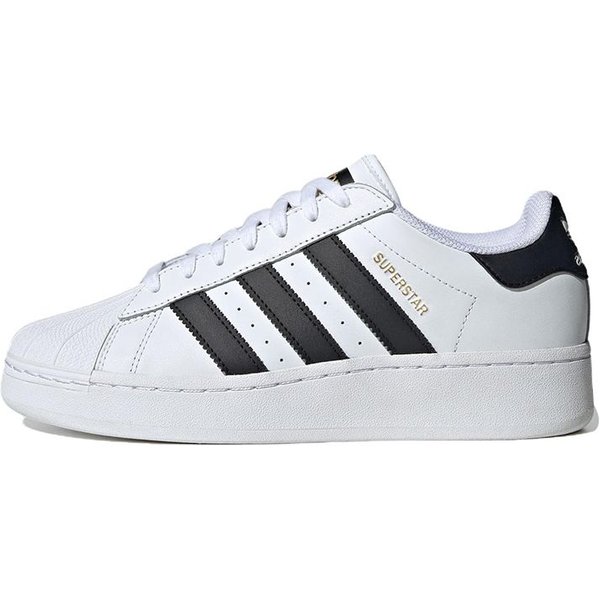 Adidas Superstar Xlg BiałE Czarne Sneakersy Unisex Cloud-White Core-Black Gold-Metallic IF9995 42⅔-image