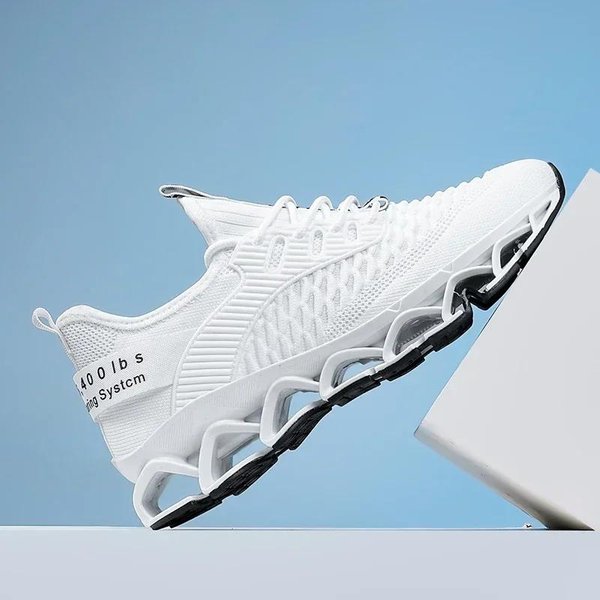 Zapatos De Hombre Zapatillas De Deporte Tenis Masculinos Zapatos De Lujo Zapatillas De Deporte Casuales Para Hombre Zapatillas De Deporte Transpirables De Moda Zapatillas Para Correr Para Hombre 48 White-image