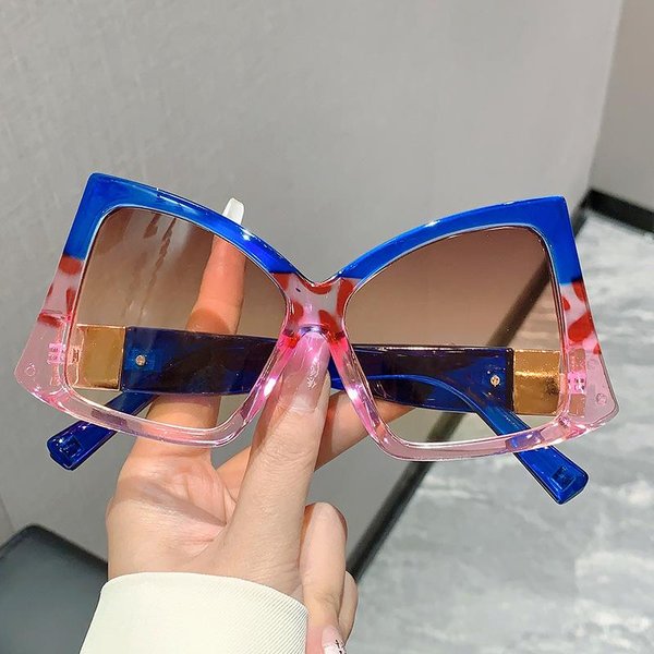 DużE Oprawki Luksusowe Designerskie Motylkowe Okulary PrzeciwsłOneczne Dla Pań Stylowe Vintage Okulary PrzeciwsłOneczne Punkowe Odcienie Okulary PodróżNe-image