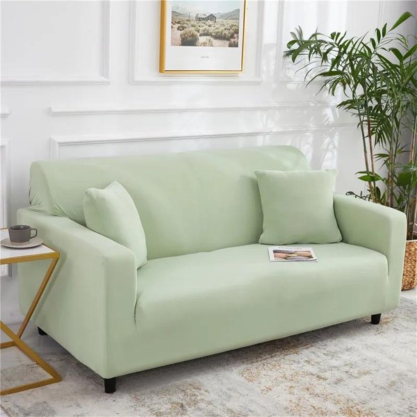 Elastyczny Jednolity Pokrowiec Na Sofę Elastyczne Pokrowce Na Sofę Do Salonu Funda Sofa Regulowany Pokrowiec Na NarożNik W KształCie L Domowy 1/2/3/4-Osobowy 2-Seater 145-185Cm-image