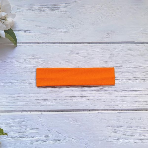1 Szt. Opaski Na GłOwę Dla Kobiet AntypośLizgowe - Modne Sportowe Opaski Do WłOsóW Dla Kobiet, MięKkie MateriałOwe Elastyczne Opaski Na GłOwę Dla Kobiet Orange-image