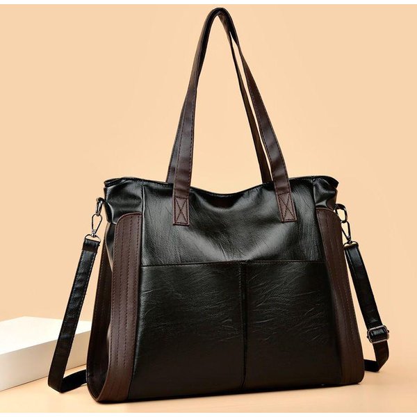 Bolso De Viaje De Gran Capacidad Para Mujer Bolso Tote VersáTil Para Mujer Bolso De Hombro Bolso Bandolera Black-image
