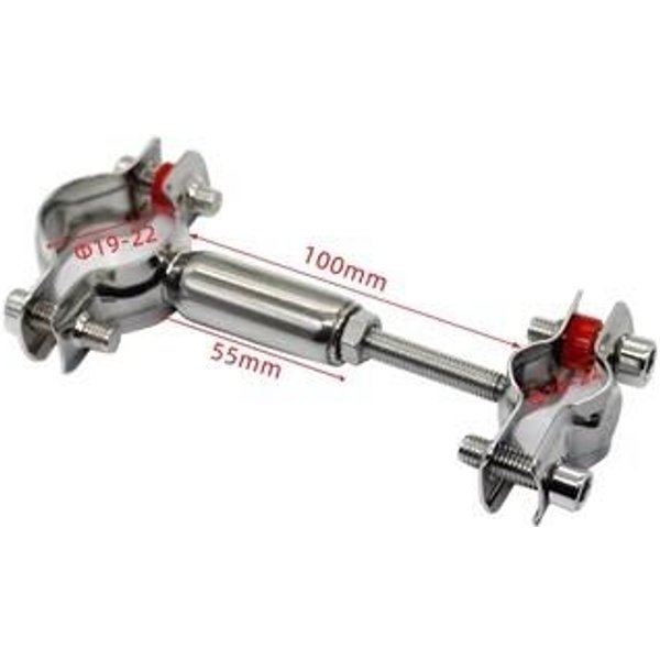 Regulowany PręT DwugłOwicowy 55-100 Mm Pasuje Do Rury O D 8-65 Mm Zaciskowy Uchwyt Wspornik Klips MocująCy Rury Ze Stali Nierdzewnej 304-image