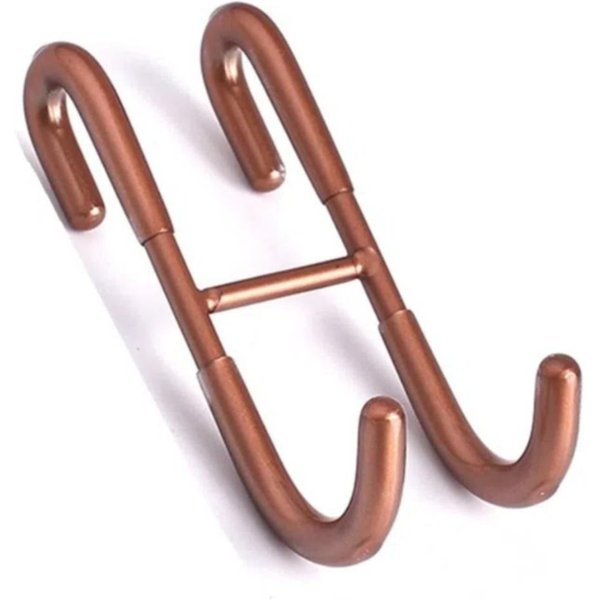 PodwóJne Haczyki Do Drzwi Prysznicowych W KształCie Litery S Ze Stali Nierdzewnej Wieszak Na RęCzniki Pod Prysznic TrwałE Haczyki łAzienkowe Kuchnia Red S-Shape-image