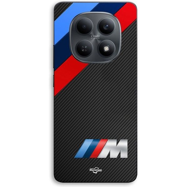 Etui Na Telefon - Maniacase - Xiaomi Redmi Note 15 5G - Silikon TPU - Logo BMW M Power - Czarny-image