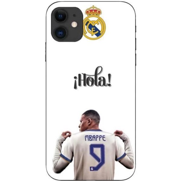 Coque Maniacase Pour Iphone 12 Kylian Mbappe Real Madrid 9 Hola-image