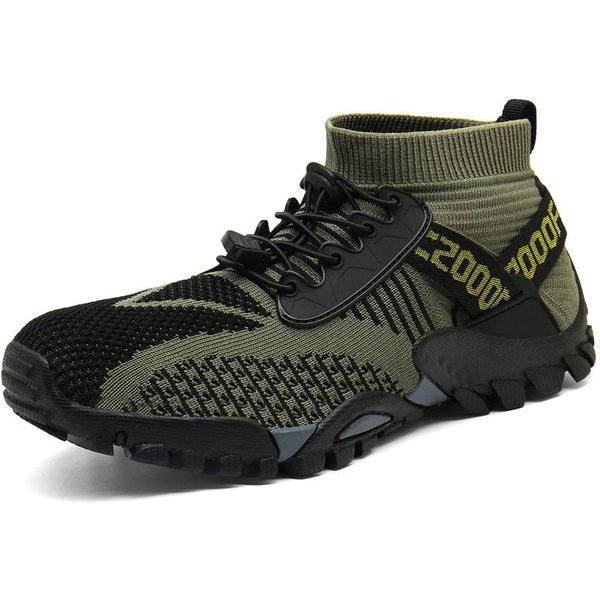 Zapatos Para Hombre Nuevos Transpirables Flyknit Zapatos Casuales Moda Zapatos Para Hombre Y Mujer Moda Talla Grande Zapatilla Transpirable 45-image