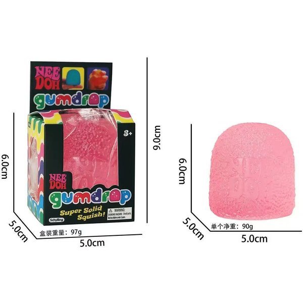 Schylling Nice Cube Mini Cukierki Niespodzianki Maltodekstryna TęCzowa PiłEczka Wolno OdkształCalna Sensoryczna Zabawka Fidget Ulgę W Stresie Upominki Imprezowe-image