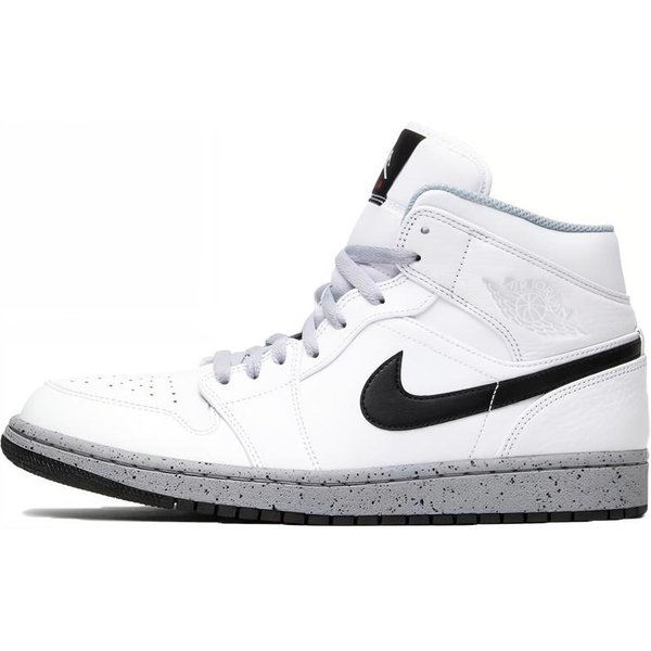 Jordan 1 Mid White Cement 554724-115 46-image