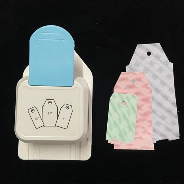 Perforadora De Etiquetas 3 En 1, Cortadora Redondeadora De Esquinas, Perforadora De Etiquetas De Papel Para Tarjetas De áLbumes De Recortes, Suministros Para Hacer Tarjetas De Papel Y Tarjetas FotográFicas B-Square Blue-image