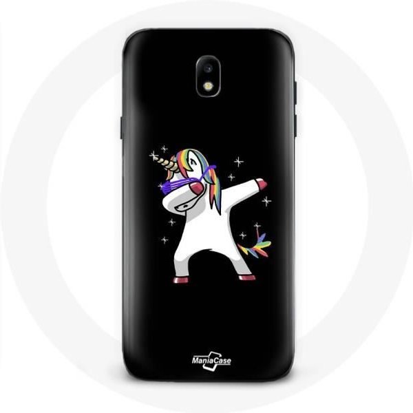 Funda - Dab - Samsung Galaxy S5 - Flexible - Negro - Unicornio-image