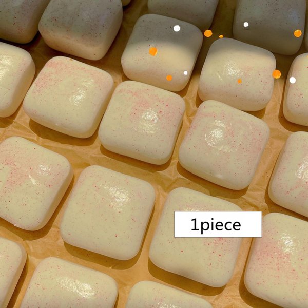 Powoli RosnąCa Squishy Symulowany Kwadratowy Chleb Tostowy Do śCiskania Zabawka Fidget łAgodząCa Stres I LęK Zabawka Sensoryczna Dla Dzieci Z Adhd, Autyzmem, DorosłYch 2 Pcs BiałY-image