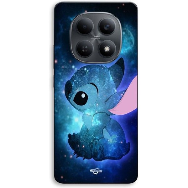 Etui Na Telefon - Maniacase - Xiaomi Redmi Note 15 5G - Stitch - Silikon Tpu - Czarne Czarny-image